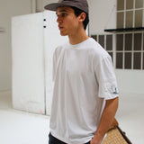 Trendy Pocket T-Shirt Detail White