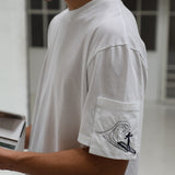 Trendy Pocket T-Shirt Detail White