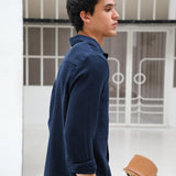 Vintage Shirt Navy Blue
