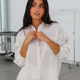 Modern Stripes Shirt White
