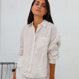 Modern Stripes Shirt White