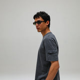 Trendy Pocket T-Shirt Petrol