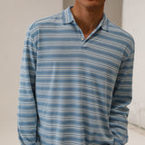 Classic Polo Stripes Blue & White