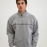 Flow Hoodie Line Light Grey