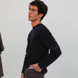 Soft Long Trendy Side Pocket Navy