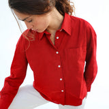 Modern Stripes Shirt Red