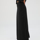 Diplomatic Stripes Skirt Black & Grey