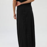 Diplomatic Stripes Skirt Black & Grey