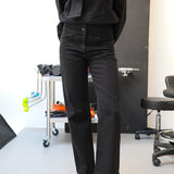 Denim Blouse Black