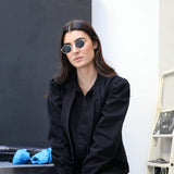 Denim Blouse Black
