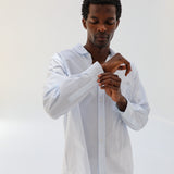 Square Shirt Light Blue
