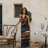 Maxi Skirt Marble