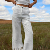 Linen Pants White