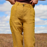 Linen Pants Mustard