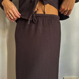 Vintage Skirt Brown