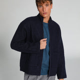 Wool Flow Jacket Navy