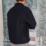 Wool Flow Jacket Navy