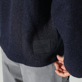 Wool Flow Jacket Navy
