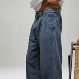 Retro Comfy Denim Pants