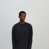 Soft Modern Long Trendy T-Shirt Navy