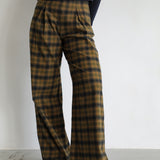 Square Detail Pants Grey
