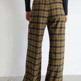 Square Detail Pants Grey