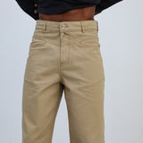 Seams Pocket Comfy Pants Camel