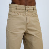 Seams Pocket Comfy Pants Camel