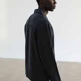 Linen Blazer Guayabera Navy