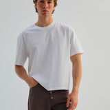 Short Modern Trendy T-Shirt White