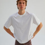 Short Modern Trendy T-Shirt White