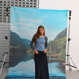 Triple Tone Long T-Shirt Blue