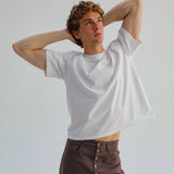 Short Modern Trendy T-Shirt White