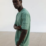 Trendy Side Pocket T-Shirt Green