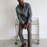 Square Shirt Green & Grey