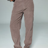Corduroy Modern Comfy Pants Taupe