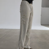 Linen Comfy Pants Beige