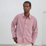 Square Modern Shirt Red & White