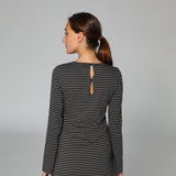 Stripes Dress Black & Grey