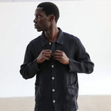 Linen Jacket Navy