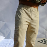 Corduroy Comfy Pants Beige