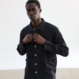 Linen Jacket Navy