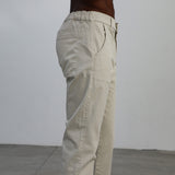 Button Comfy Pants Natural