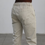 Button Comfy Pants Natural