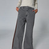 Denim Pants Stripe Detail