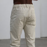 Button Comfy Pants Natural