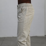 Button Comfy Pants Natural