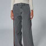 Denim Pants Stripe Detail