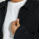 Corduroy Flow Jacket Dark Navy