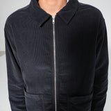 Corduroy Flow Jacket Dark Navy